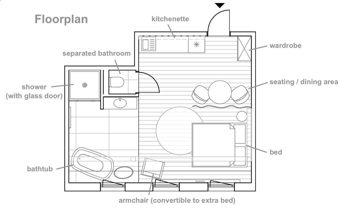 הוף Zentrale 1-Zimmer-Ferienwohnung Mit Digitalem Check In מראה חיצוני תמונה